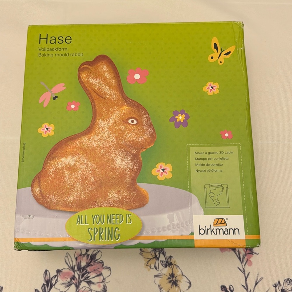 Birkmann Easter Bunny Cake Mold NWT